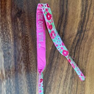 Floral Pink Lilly Pulitzer sun glasses strap